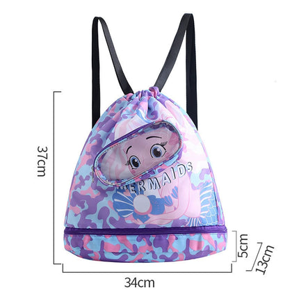 Dry-Wet Separation Kids' Swim Bag – Waterproof Storage & Washing Pouch