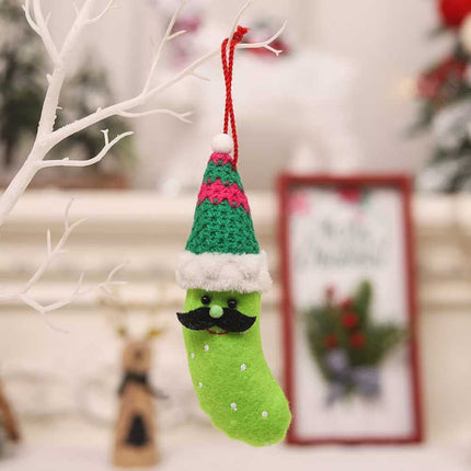3Pcs Christmas Cartoon Banana Hanging Pendant Xmas Decoration for Home Ornaments