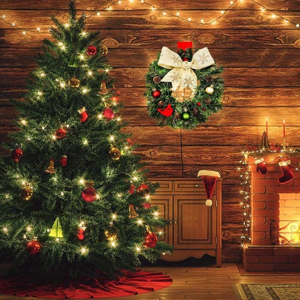 12PCS Red Cardinal Bird Ornaments: Clip-On Feathered Realistic Style for Home Decor