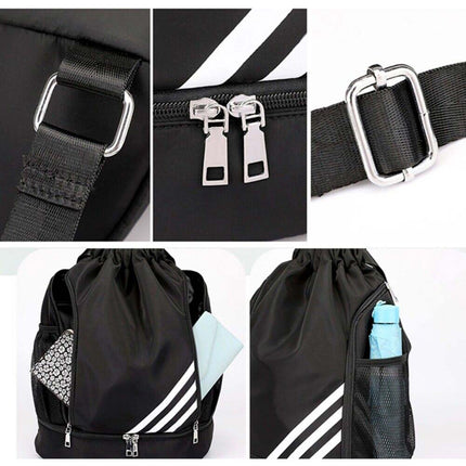 Basketball Backpack Drawstring Sports Bag Men Women Yoga Fitness Gym Bag