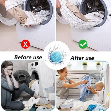 4Pack Reusable Eco Dryer Balls | Plastic Softener Balls for Tumble Dryers & Washing Machines