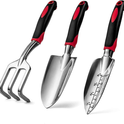 3Pcs Aluminum Alloy Garden Hand Tools for Yard Vegetable Planting