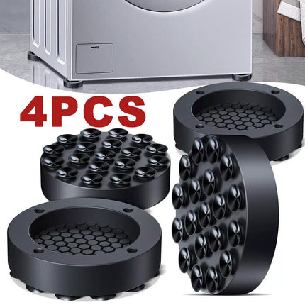 4Pcs Washing Machine Support Mat Anti-Vibration Leg Stopper Foot Pad Feet Pads
