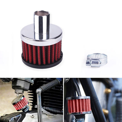 Car Air Filter Portable High Flows Crankcase Vent Cover Mini Breather Filters