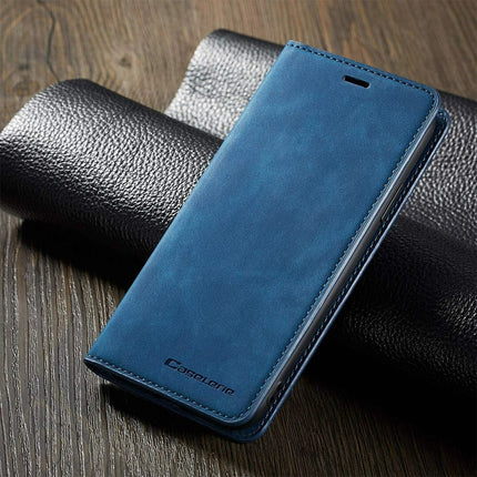 Premium Leather Flip Magnetic Wallet Case Protective Cover for iPhone 17