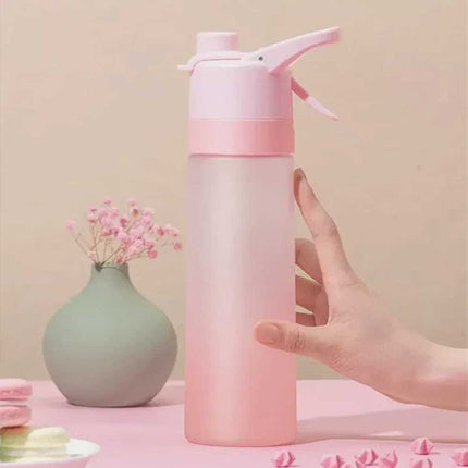 700ml Sport Matte Color Spray Mist Water Bottle Cool Down Drinking Kettle Water Cup