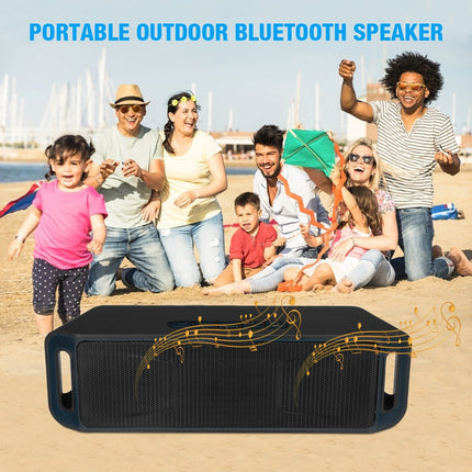 LOUD Wireless Bluetooth Speaker, Outdoor Stereo Bass Speaker with USB, TF Card & FM Radio