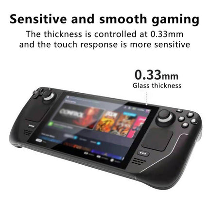 2X Steam Deck Game Console 9h Hardness HD Glass Tempered Film Screen Protector