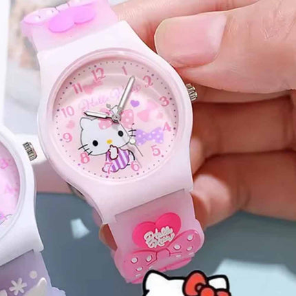 Cartoon Design Kids Watch Adorable Timepiece for Little Girls