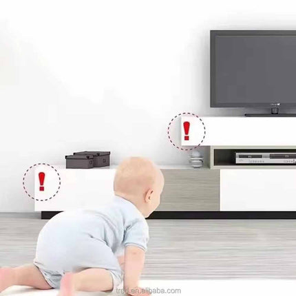 20Pcs Clear Furniture Corner Protectors Rubber Table Edge Cushion Baby Safety Guard