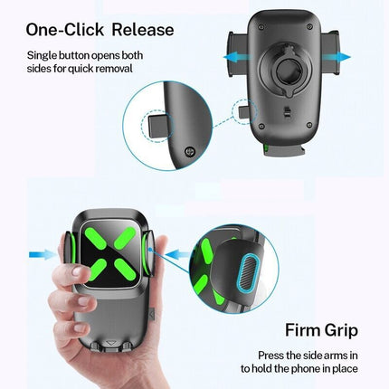 Gooseneck Phone Holder Suction Mount for Car Windscreen or Dashboard Long Arm