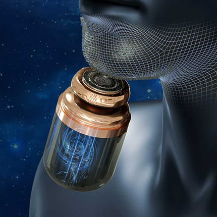2 in 1 Mini Electric Shaver Portable Men Razor Nose Beard Clipper USB Trimmer