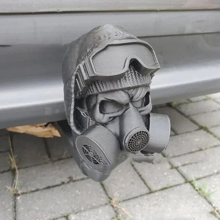3D Printed Tow Bar Ball Cover Steel Helmet Trailer Hook Ball Cover