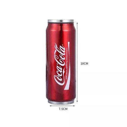 500ML Stainless Steel Coca Thermos Insulated Water Bottle Travel Mug Cup