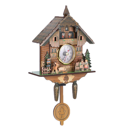 Cuckoo Forest Clocks Wall Clock Vintage Rustic Wooden Clocks Home Decor