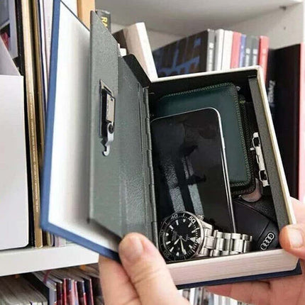 18cm Combination Lock Book Safe Hidden Secret Storage Box