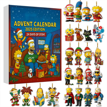 2025 Advent Calendar – Ideal Christmas Gift, 24 Days of Joyful Christmas Countdown Celebration to Welcome Christmas