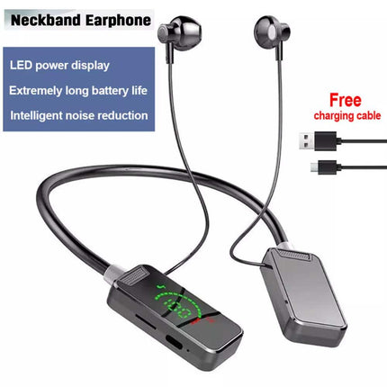 Wireless Bluetooth Neckband in ear karaoke Monitoring Headphones Living Headset
