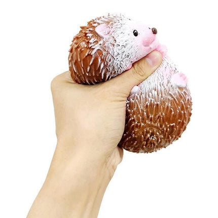 3 Pack Hedgehog Slow Rising Squishy Squeeze Toy, Stress Relief Fidget Toy