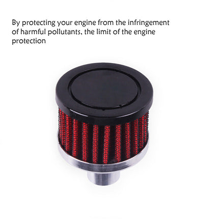 Car Air Filter Portable High Flows Crankcase Vent Cover Mini Breather Filters