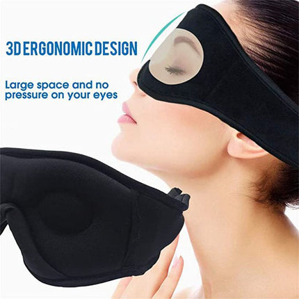 Wireless Bluetooth 5.0 Stereo Eye Mask Headphones Earphone Sleep Music Eye Mask