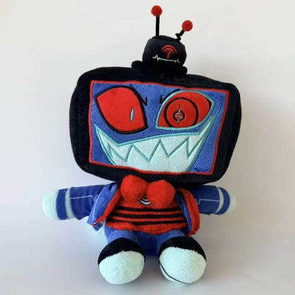 25cm Blue Robot Plush Toy - Quirky Styled Soft Doll
