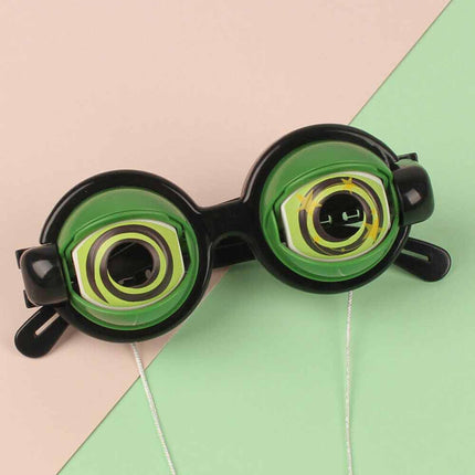 Toy Pranks Adult Kids Funny Glasses Crazy Eyes Props Party Eyewear Crazy Blink