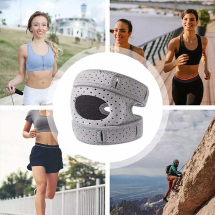 1pc Pressurize Patella Knee Brace Adjustable Patellar Tendon Support Strap Gel Pad