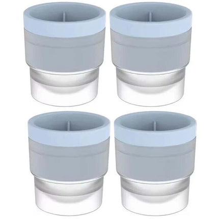 4X Large Ice Ball Maker Cube Tray Big Silicone Mold Sphere Whiskey Round Mould