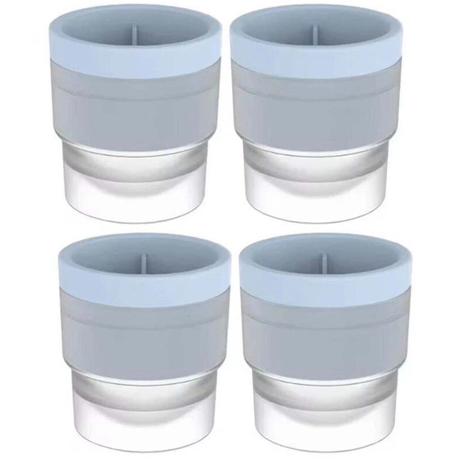 4X Large Ice Ball Maker Cube Tray Big Silicone Mold Sphere Whiskey Round Mould