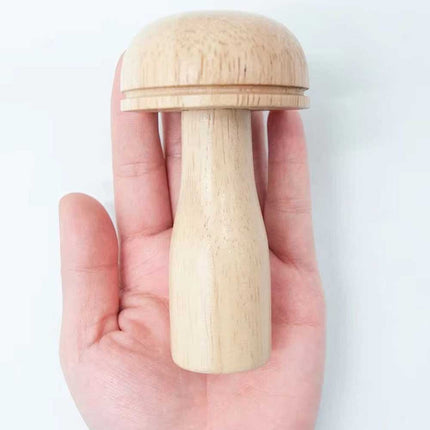 Mini Darning Loom & Mushroom Knit Patch Kit – DIY Weaving Repair Tools for Handcraft