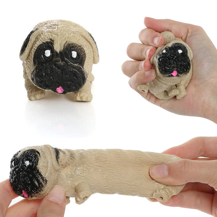 1PCS Stretchy Dog Squishy Fidget Toy, Kids Xmas Stocking Filler Gift