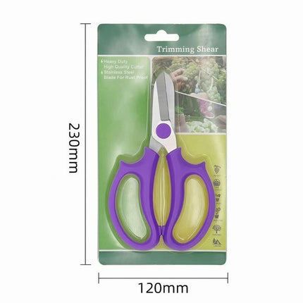 Stainless Steel Floral Pruning Shears, Garden Scissors for Potted Plants & Flowers