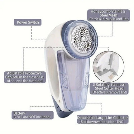 Electric Fabric Shaver Lint Remover for Clothes Bobble & Fuzz Debobbler Machine