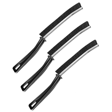 3 Pack Multifunctional hard bristle Recess Crevice Brush House Gap-Cleaning Tool