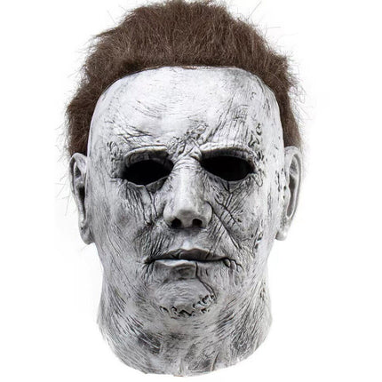 Fancy Halloween Michael-Myers Mask Adult Size Scary Latex Full Head  Dress Prop