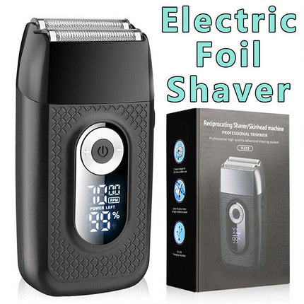 Electric Foil Shaver Reciprocating Cordless Razor Hair Clipper Beard Trimmer USB