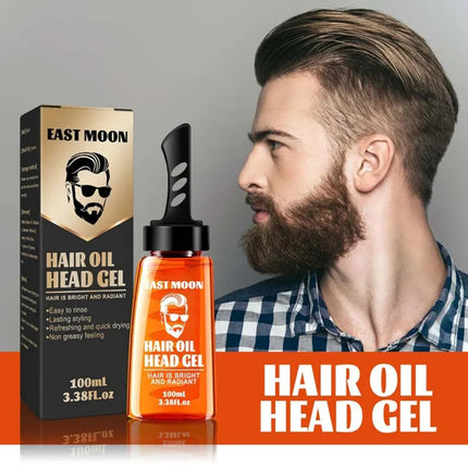 100ml Men's Hair Oil Head Gel Hair Wax Hair Styling Comb Hair Styling Cream