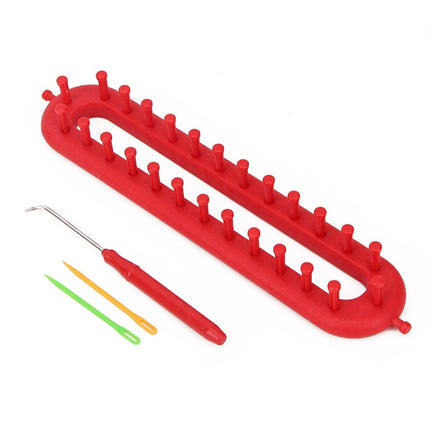 26cm DIY Scarf Loom Set – Knitting Kit with Needle for Handmade Scarves