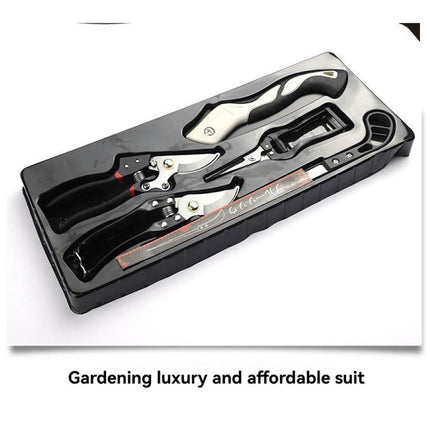 5Pcs Garden Pruning Tool Set with Storage Box Home Plant Flower Gardening Kit