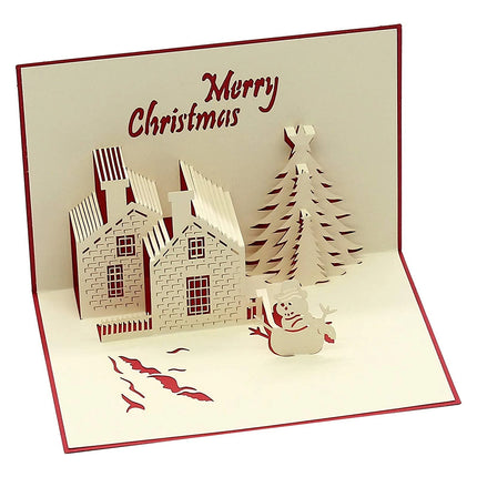 Heartwarming 3D Pop-Up Christmas Card