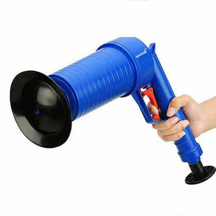 Drain Cleaner High Pressure Compressed Blaster Pump Manual Plunger Sink Pipe