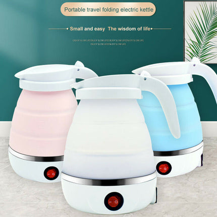 Foldable Electric Kettle, 220V Silicone Electric Water Boiler Portable Au Plug