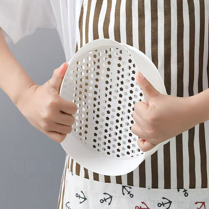 Multi-Layer Plastic Steamer Basket for Microwave, Heat Resistant Large Capacity