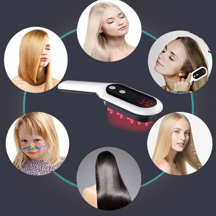 Anti Hair Loss Hair Massage Comb Stress Relax Electric Regrowth Hair Massage