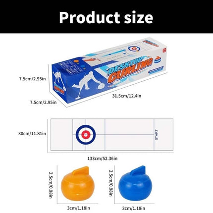 Funny Tabletop Mini Curling Game Indoor Sports Game for Adults