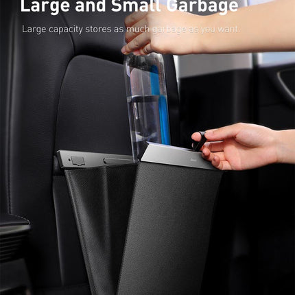 Baseus Car Trash Garbage Bag Back Seat Dustbin Waste Rubbish Basket Organizer