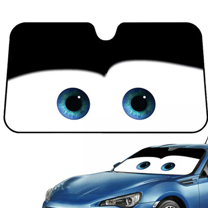 Car Windshield Sun Shade Cartoon Eye Visor SUV Auto Front Window Shield Cover
