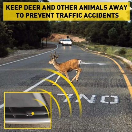 4X Hidden SONIC ANIMAL REPELLER SHOO WHISTLE ROO KANGAROO Deer 4WD CAR