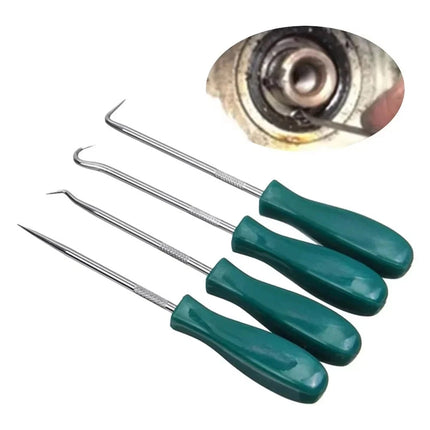 4pc Pick and Hook Tool Kit – Ideal for O-Ring, Seal, and Hose Removal in Garage